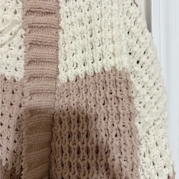 Altar'd State Beige and Brown Striped Cardigan - Picture 4 of 6